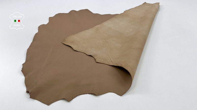 SAND DEEP NUDE Soft Italian Lambskin sheep leather hides skins 5+sqf 1.0mm #C666