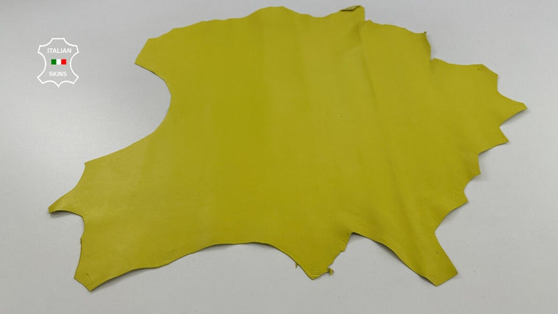 LEMON YELLOW Lambskin Sheep Lamb leather hide hides skins 4+sqf 1.0mm C2875