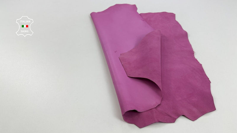 PINK SUEDE Soft Goatskin Goat leather skin skins hide hides 4+sqf 1.0mm #C2809