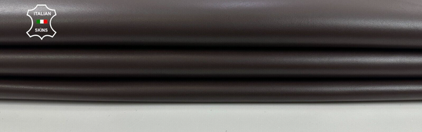 CHOCOLATE BROWN Italian Lambskin Sheep Lamb leather hides skin 5+sqf 1.0mm C3014