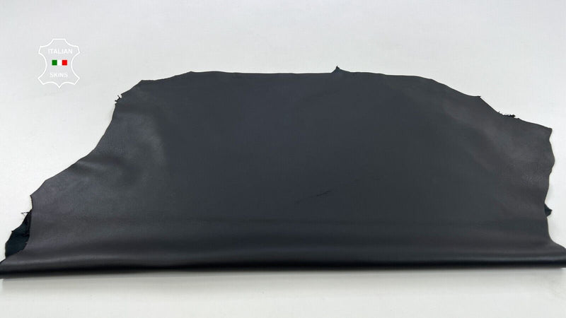 BLACK Thick Soft Italian Lambskin leather hides Bookbinding 7sqf 1.1mm #C1255