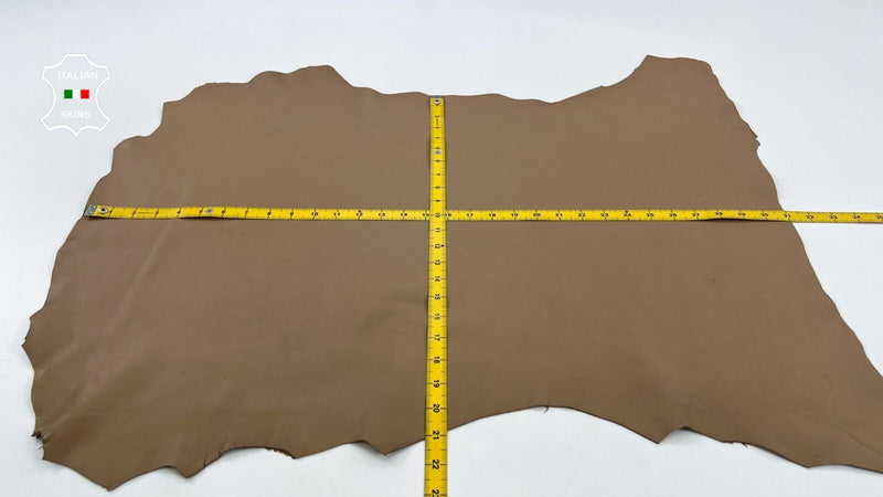 SAND DEEP NUDE Soft Italian Lambskin sheep leather hides skins 5+sqf 1.0mm #C666