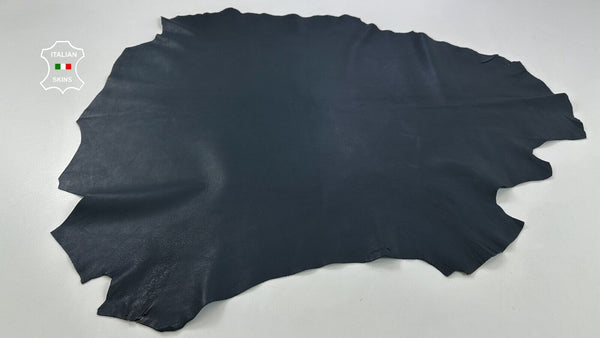 nNATURAL NAVY BLUE NAKED Thick Soft Italian Lambskin leather 6+sqf 1.1mm #C2730