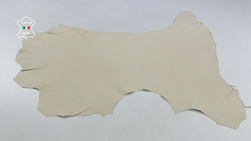 IVORY Soft Italian Lambskin Sheep leather hides Bookbinding 3+sqf 0.7mm #C2072