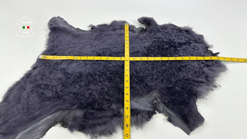 OLD MAUVE Soft Italian sheepskin Hair on fur Leather Lamb hides 18"x24" #C2720