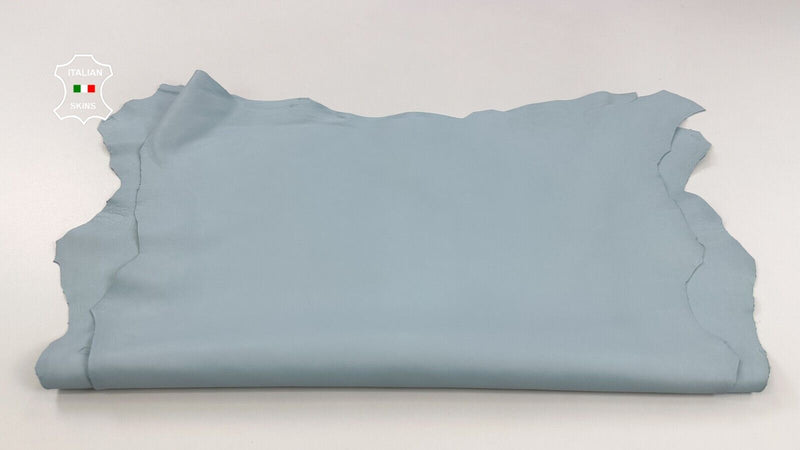 BABY BLUE NAKED Soft Italian Lambskin leather hide 2 skins 12sqf 0.9mm #C2310