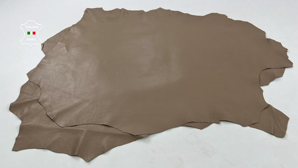 BEIGE Soft Italian Lambskin Sheep Lamb leather hides 2 skins 11sqf 0.8mm #C1101