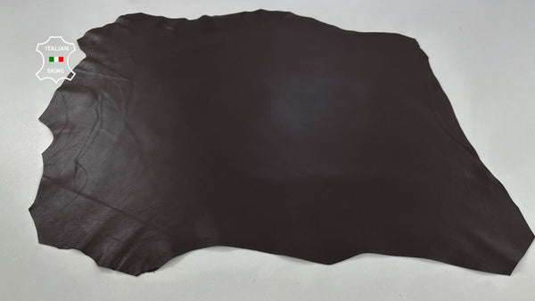 CHOCOLATE BROWN Italian Lambskin Sheep Lamb leather hides skin 5+sqf 1.0mm C3014