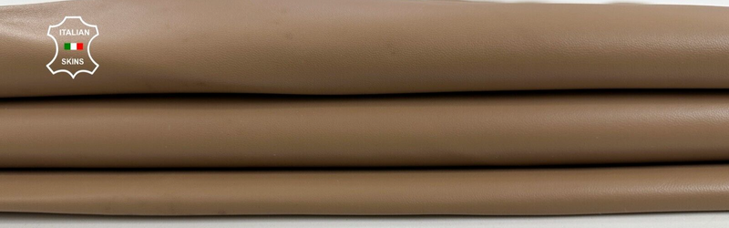 DEEP NUDE SAND Soft Lambskin Lamb Sheep leather hides skins 5+sqf 0.9mm #C2605