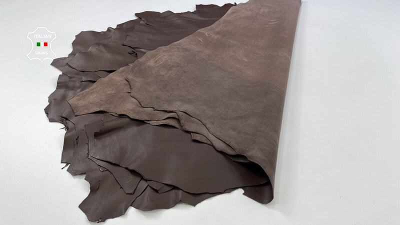 RUSSET BROWN Soft Italian Lambskin leather hides 5 skins 30+sqf 0.8mm #C2055