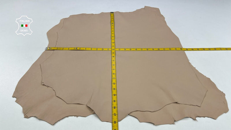 NUDE SMOOTH Thin Italian Goatskin Goat leather hides 2 skins 10sqf 0.6mm C2103