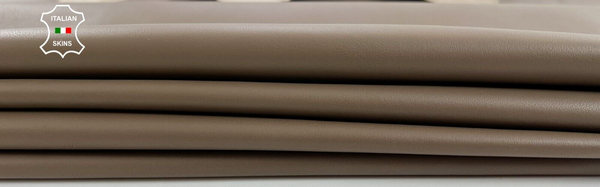 CAPPUCCINO BROWN Soft Italian Lambskin leather hides  2 skins 12sqf 0.8mm #C859