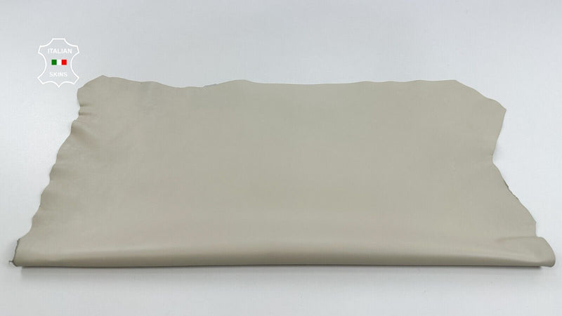 BEIGE Soft Italian Lambskin Sheep leather hides Bookbinding 7sqf 0.8mm #C2879