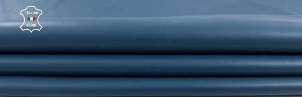 LIGHT TEAL BLUE Thin Soft Italian Lambskin Sheep Lamb leather 6+sqf 0.5mm #C3011