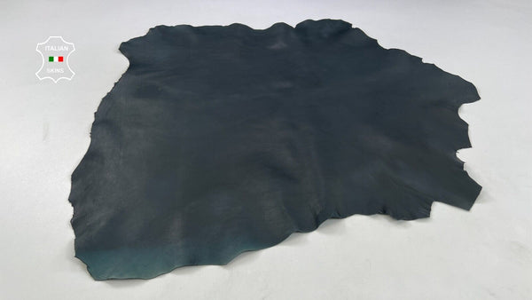 PETROL GREY Italian Goatskin Goat leather Bookbinding hides 5sqf 0.8mm C1724