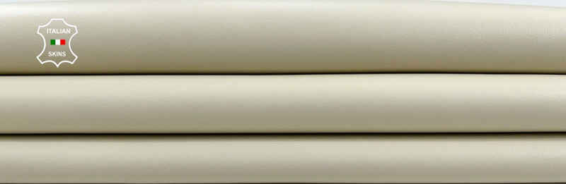 IVORY Thick Soft Italian Lambskin Sheep Lamb leather hides 7sqf 1.1mm #C2071