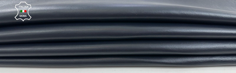 DARK BLUE Thick Soft Italian Lambskin Sheep Lamb leather hides 9sqf 1.2mm C2885