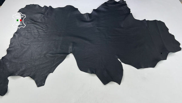 BLACK ROUGH Thick Soft Italian Goatskin leather hides skins 8+sqf 1.1mm #C1781