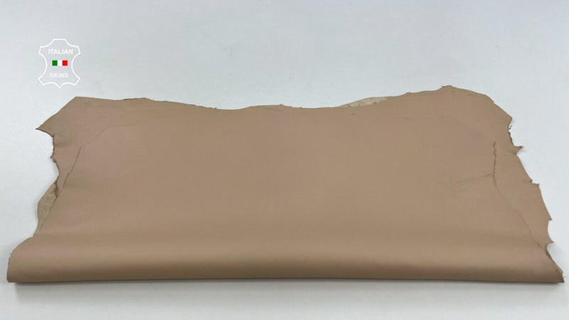 NUDE SMOOTH Thin Italian Goatskin Goat leather hides 2 skins 10sqf 0.6mm C2103