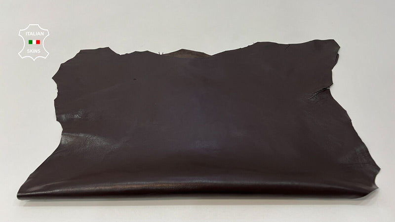 CHOCOLATE BROWN Soft Italian Lambskin leather hides Bookbinding 5sqf 0.8mm C245