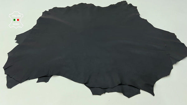 NATURAL ANTHRACITE GREY MIDNIGHT BLACK Lamb Leather 2 skins 10+sqf 0.5mm #B9876