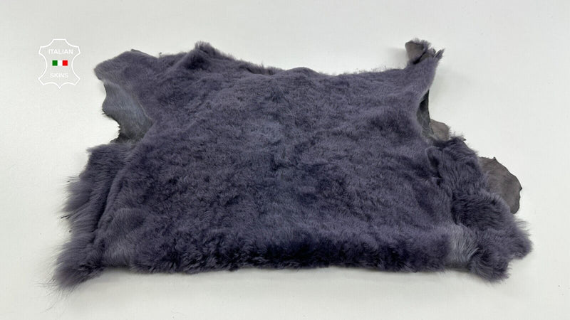 OLD MAUVE Soft Italian sheepskin Hair on fur Leather Lamb hides 18"x24" #C2720