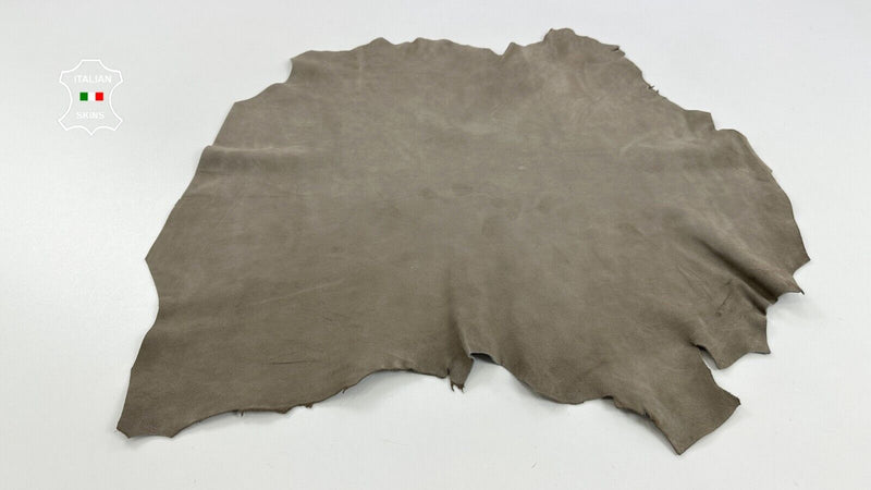 WALNUT BROWN Thick Soft Italian Goatskin leather hides skins 3+sqf 1.1mm #C2755