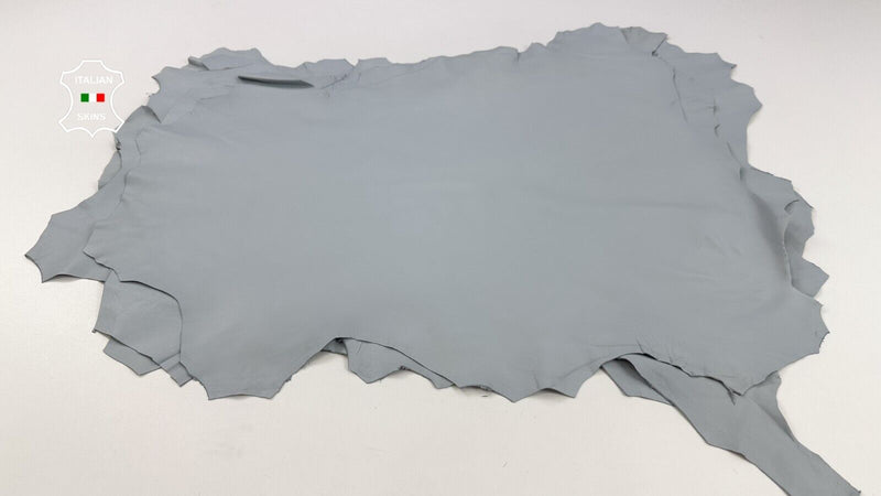 LIGHT GREYISH BLUE Thin Soft Italian Lambskin leather 5 skins 18sqf 0.6mm #C2301