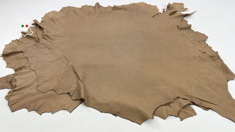 DIRTY PEANUT BUTTER BEIGE Very Soft Lambskin leather 5 skins 30sqf 0.8mm #C746