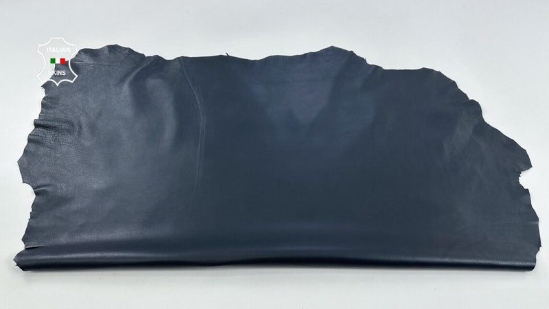 DARK NAVY BLUE Thin Soft Italian Lambskin Sheep leather hides 8sqf 0.6mm #C2887