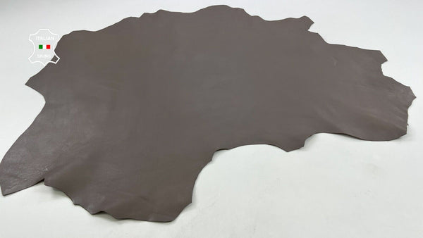 TAUPE GREY  Thick Smooth Italian Goatskin Goat leather hides 7sqf 1.4mm C1613