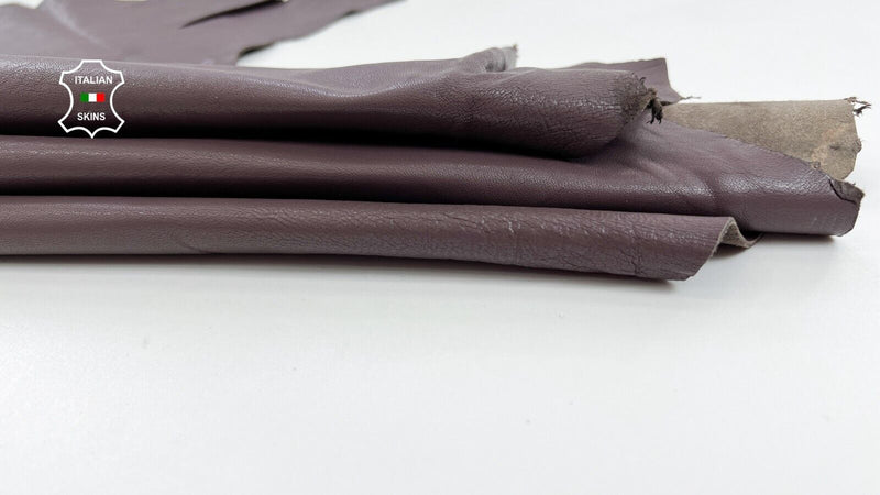 FADED PURPLE VEGETABLE TAN Thick Soft Italian Lambskin leather 7+sqf 1.1mm C1216