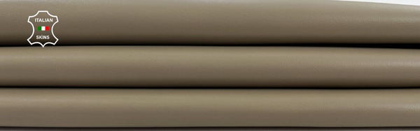 khaki beige Soft Italian Lambskin leather hide Bookbinding 4+sqf 1.0mm #C1452