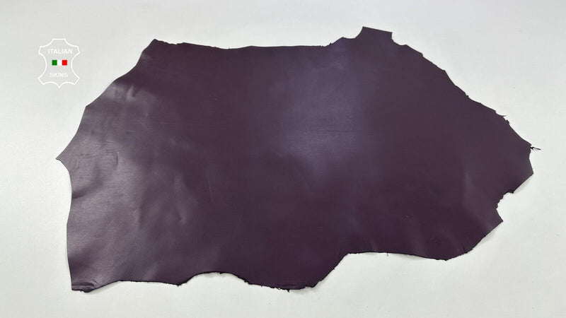 EGGPLANT PURPLE SMOOTH Strong Italian Goatskin Goat leather 4sqf 0.9mm #C2738