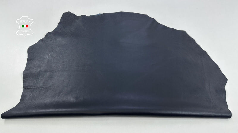 DARK BLUE Thick Soft Italian Lambskin Sheep Lamb leather hides 9sqf 1.2mm C2885