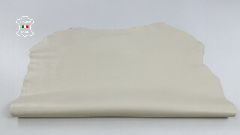 IVORY Italian Lambskin Sheep Lamb leather hides Bookbinding 6sqf 0.8mm #C2272