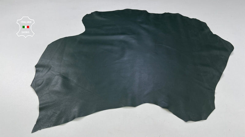 BOTTLE GREEN Thin Soft Italian Lambskin Sheep Lamb leather hide 5sqf 0.6mm C1981