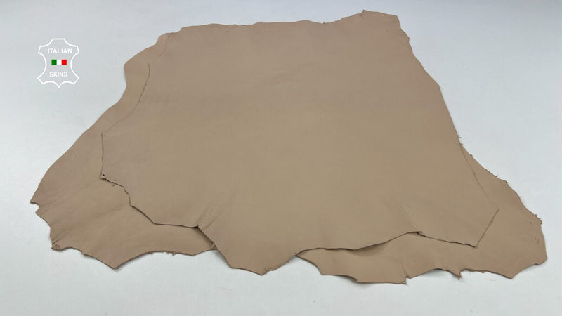 NUDE SMOOTH Thin Italian Goatskin Goat leather hides 2 skins 10sqf 0.6mm C2103