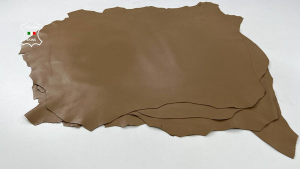 SAND CAMEL LIGHT BROWN Soft Italian Lambskin leather 5 skins 25sqf 0.9mm #C1118