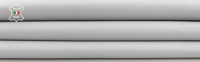 WHITE ROUGH Thick Soft Italian Goatskin Goat leather hides skins 5sqf 1.3mm C663