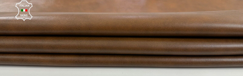 BROWN CLOUDY DISTRESSED ANTIQUED Soft Lambskin Sheep leather 7sqf 0.7mm C2802