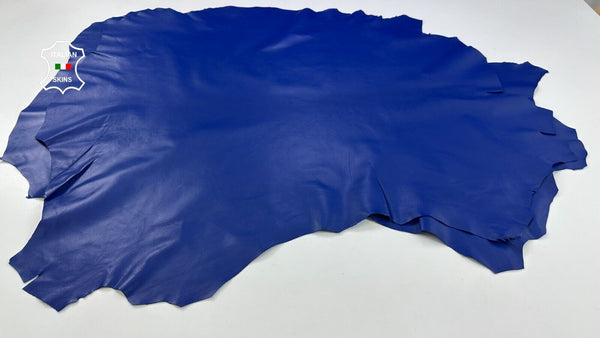 ROYAL BLUE Soft Italian Lambskin Sheep Lamb leather 2 skins 20sqf 0.9mm #C2152