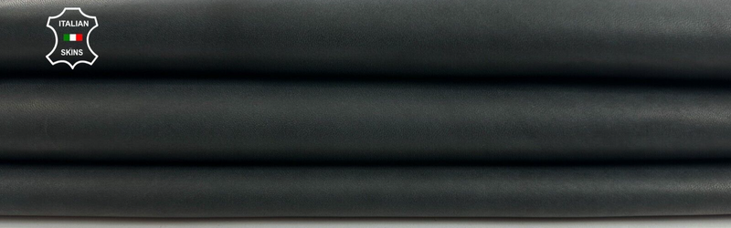 NATURAL ANTHRACITE MIDNIGHT NAKED Lambskin leather hides skins 8sqf 1.0mm #C2387