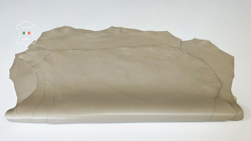 BEIGE Thick Italian Lambskin Sheep leather 5 skins 18sqf 1.2mm #B7357