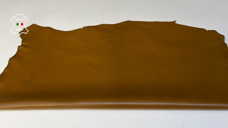 OLIVE BROWN Soft Italian Lambskin leather hides Bookbinding 5+sqf 0.7mm #B8942