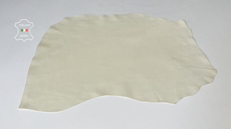 IVORY Italian Lambskin Sheep leather hides bookbinding 4+sqf 0.7mm #B7353