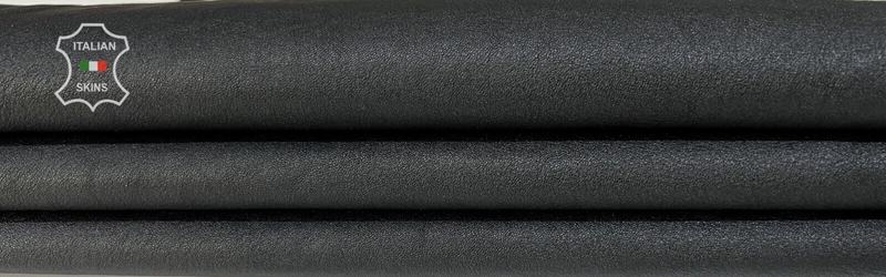 WASHED BLACK ROUGH Soft Italian Lambskin leather Bookbinding 5+sqf 1.0mm #B8290