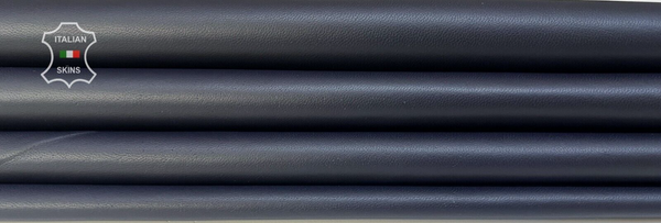 DARK BLUE Thin Soft Italian Lambskin Lamb Sheep Leather hides 6sqf 0.5mm #B7972