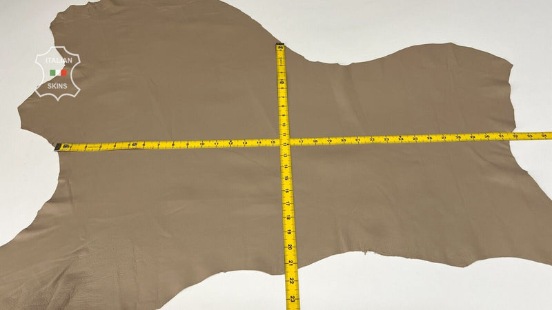 KHAKI BEIGE Soft Italian Lambskin leather hides Bookbinding 5+sqf 0.7mm #B8235