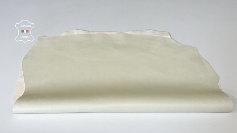 IVORY Italian Lambskin Sheep leather hides bookbinding 4+sqf 0.7mm #B7353